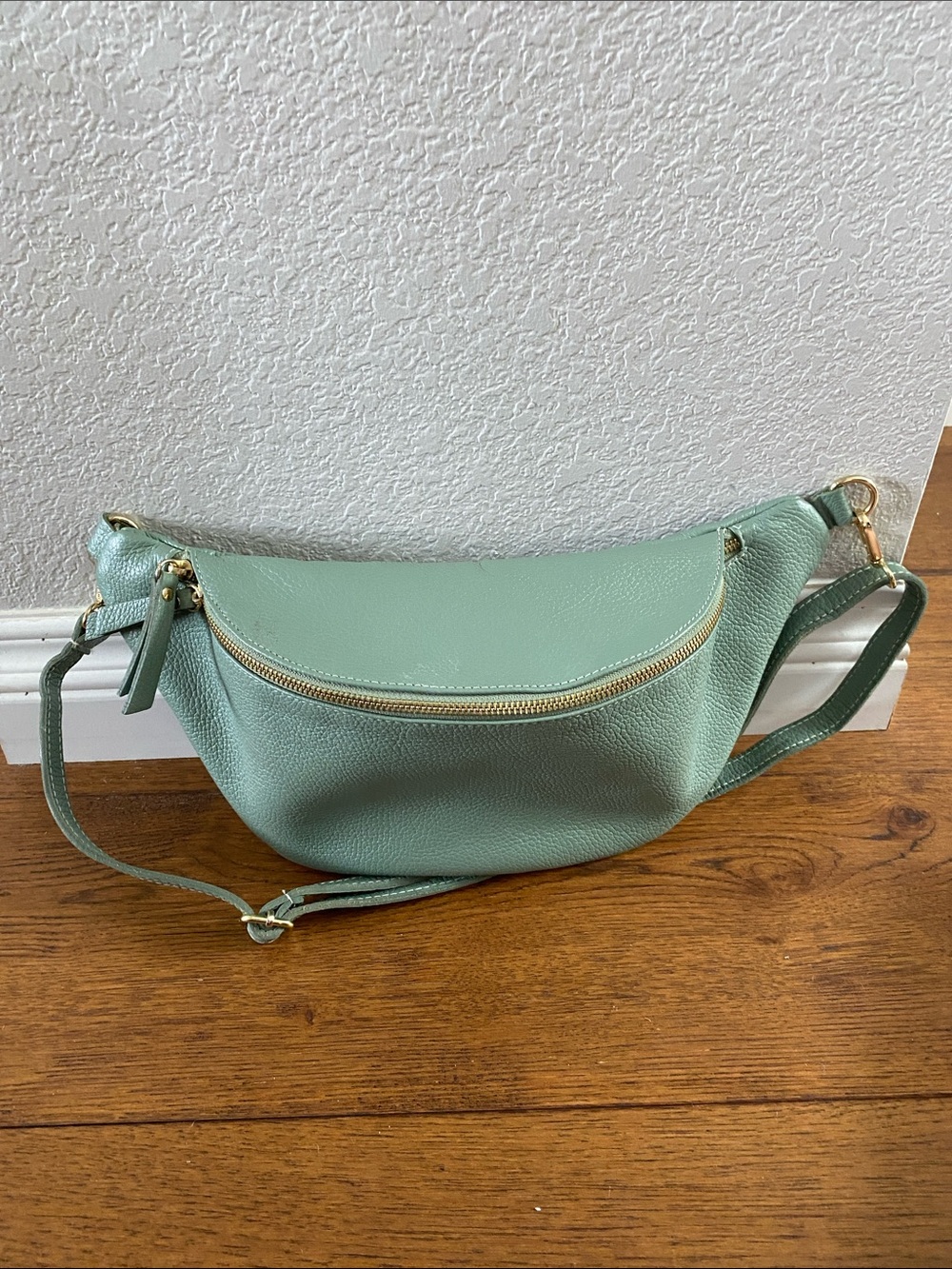 Genuine Leather Sling Bag (made in Italy)